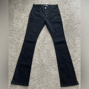 "NOIR 7" Stacked Jeans 30 / BLACK
